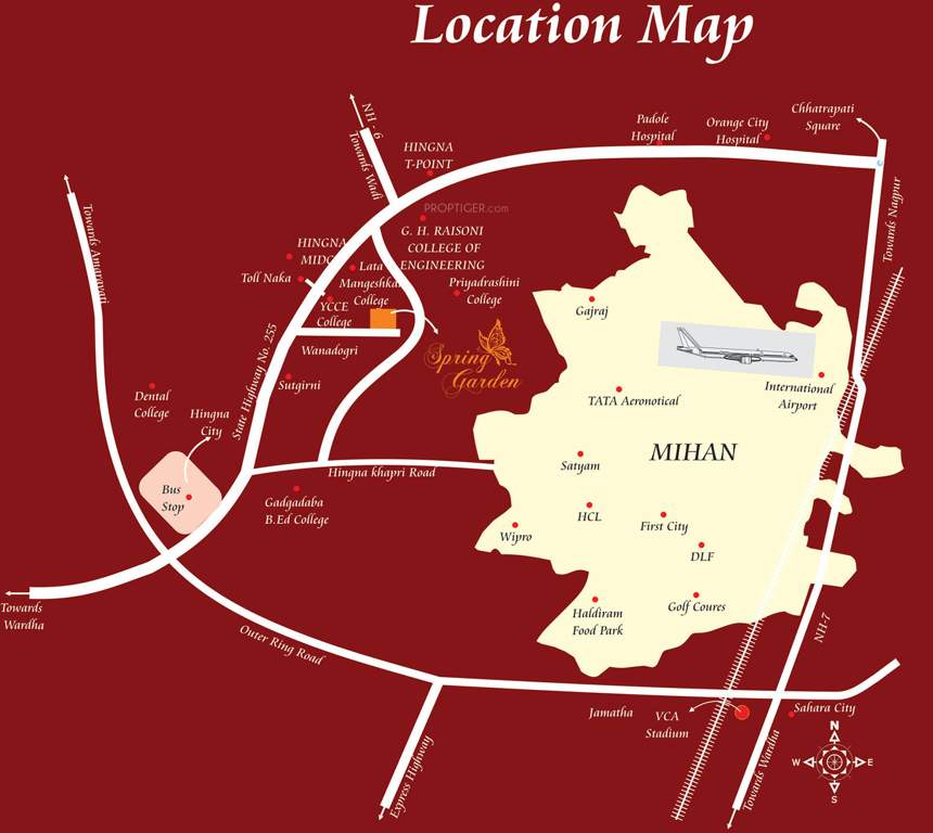 Images for Location Plan of Pushkar Spring Garden Apartment Phase I