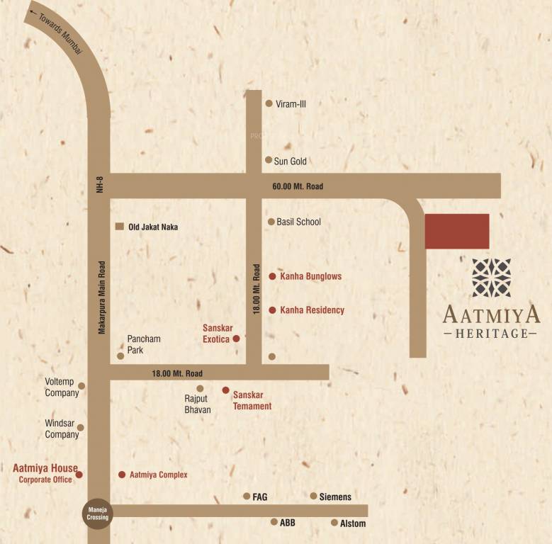 Images for Location Plan of Aatmiya Heritage