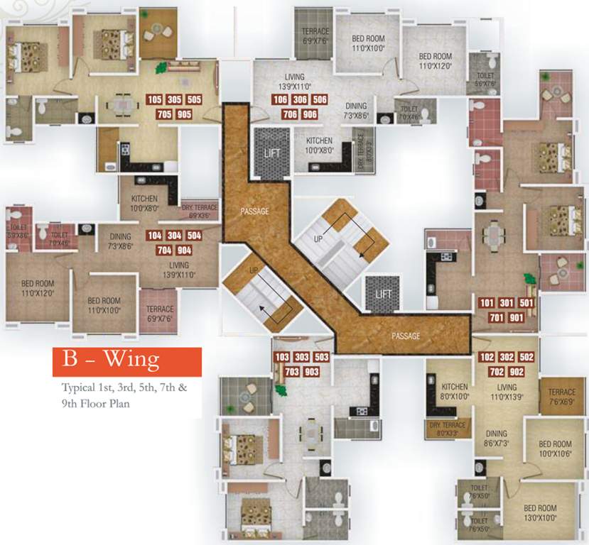 ganesh imperia Images for Cluster Plan of Gobind Ganesh Imperia