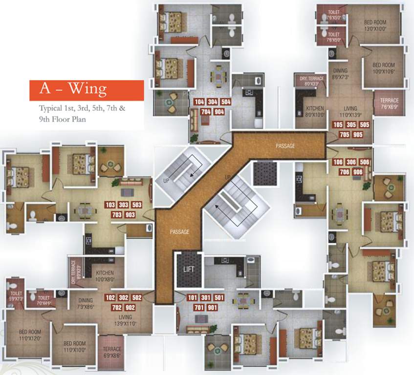 ganesh imperia Images for Cluster Plan of Gobind Ganesh Imperia