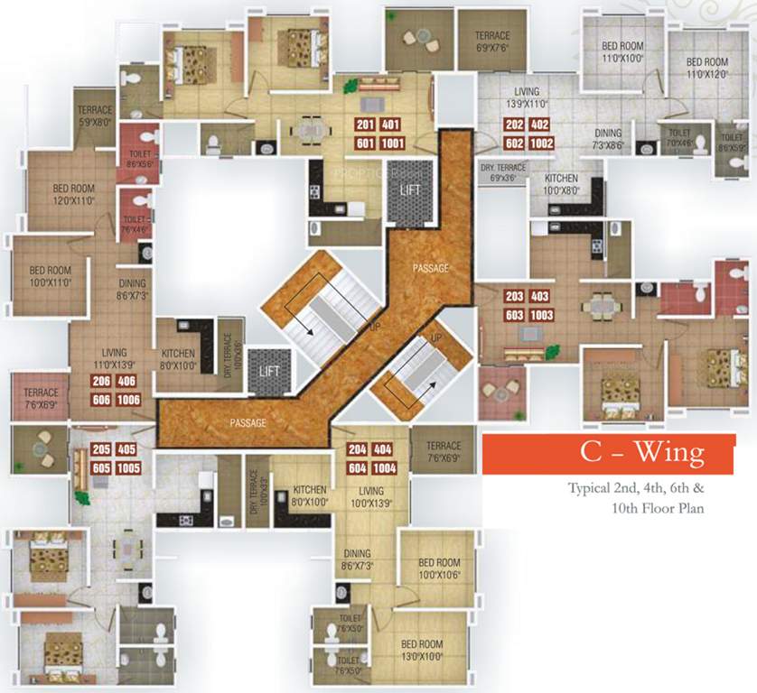 ganesh imperia Images for Cluster Plan of Gobind Ganesh Imperia