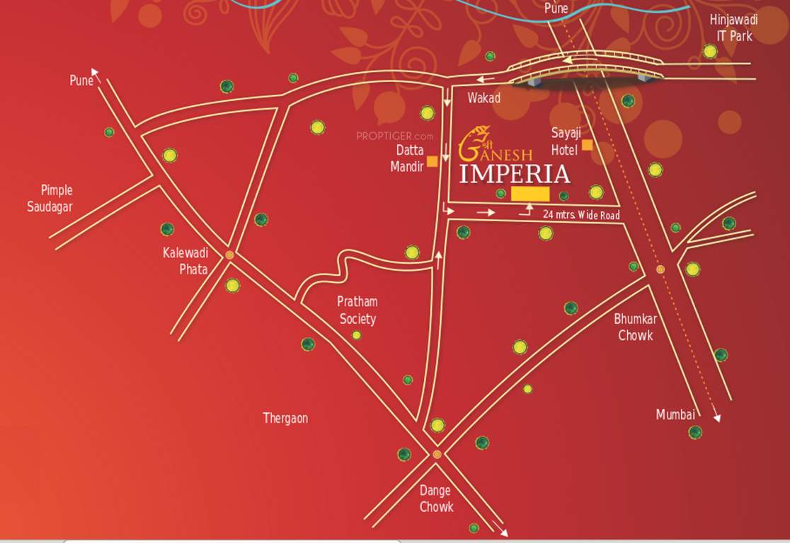 ganesh imperia Images for Location Plan of Gobind Ganesh Imperia