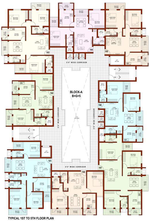 Images for Cluster Plan of Red Palm Hills