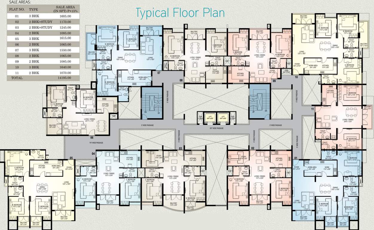Images for Cluster Plan of Somayaji Essel Heights