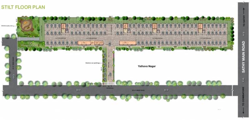  oak-park Images for Cluster Plan of Vishwasri Oak Park