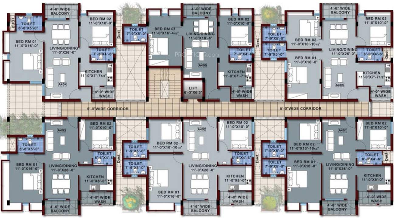 oak park Images for Cluster Plan of Vishwasri Oak Park
