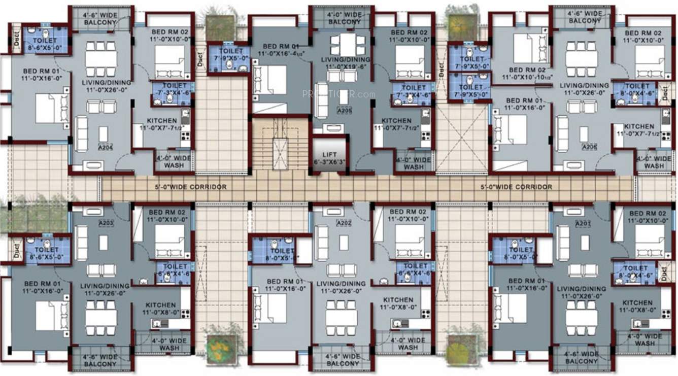 oak park Images for Cluster Plan of Vishwasri Oak Park