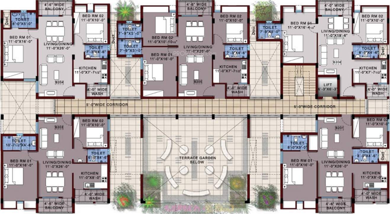 oak park Images for Cluster Plan of Vishwasri Oak Park