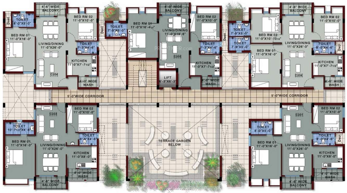 oak park Images for Cluster Plan of Vishwasri Oak Park