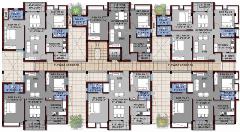 Images for Cluster Plan of Vishwasri Oak Park