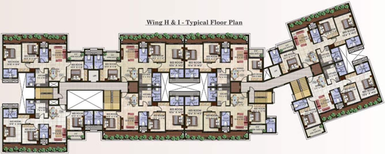 thousand palms ph 1 Images for Cluster Plan of Ashoka Thousand Palms
