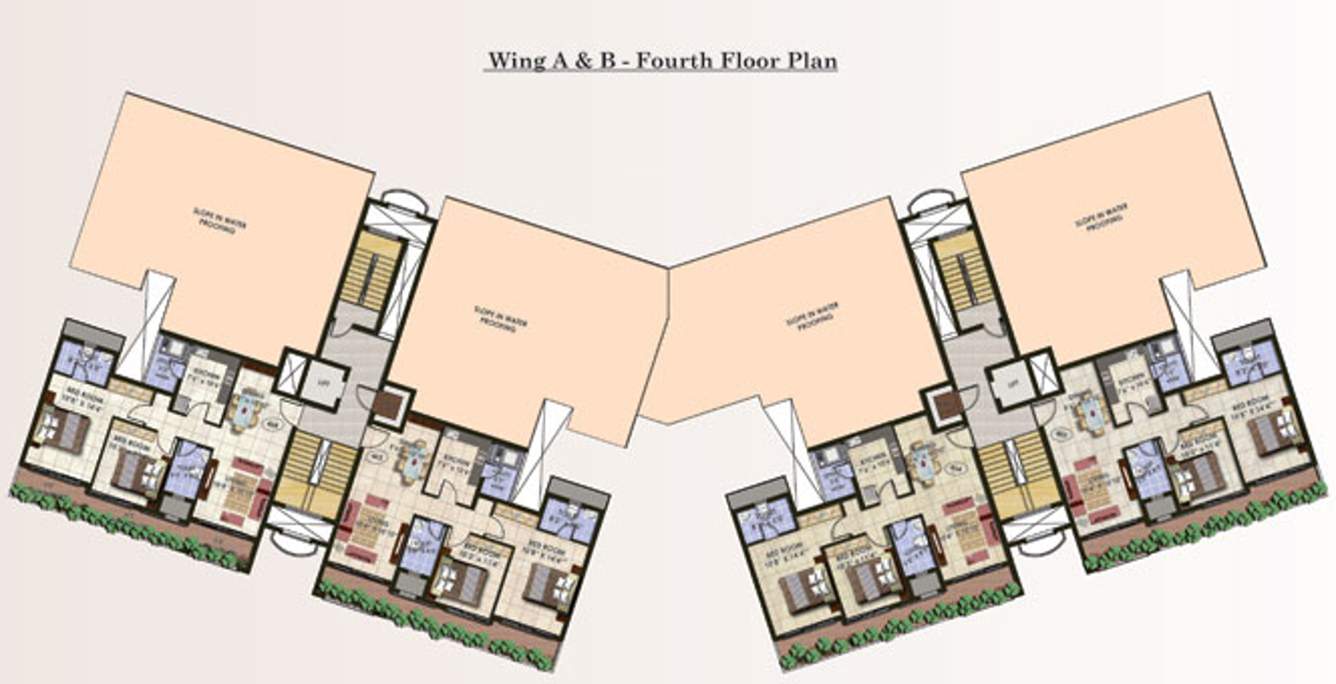 thousand palms ph 1 Images for Cluster Plan of Ashoka Thousand Palms