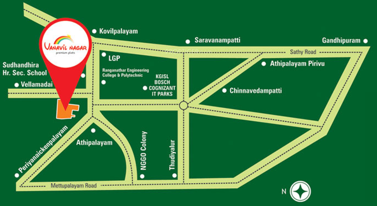 Images for Location Plan of Thai Vanavil Nagar