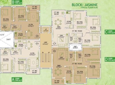  barsana-garden Images for Cluster Plan of Viewtech Nirman Barsana Garden
