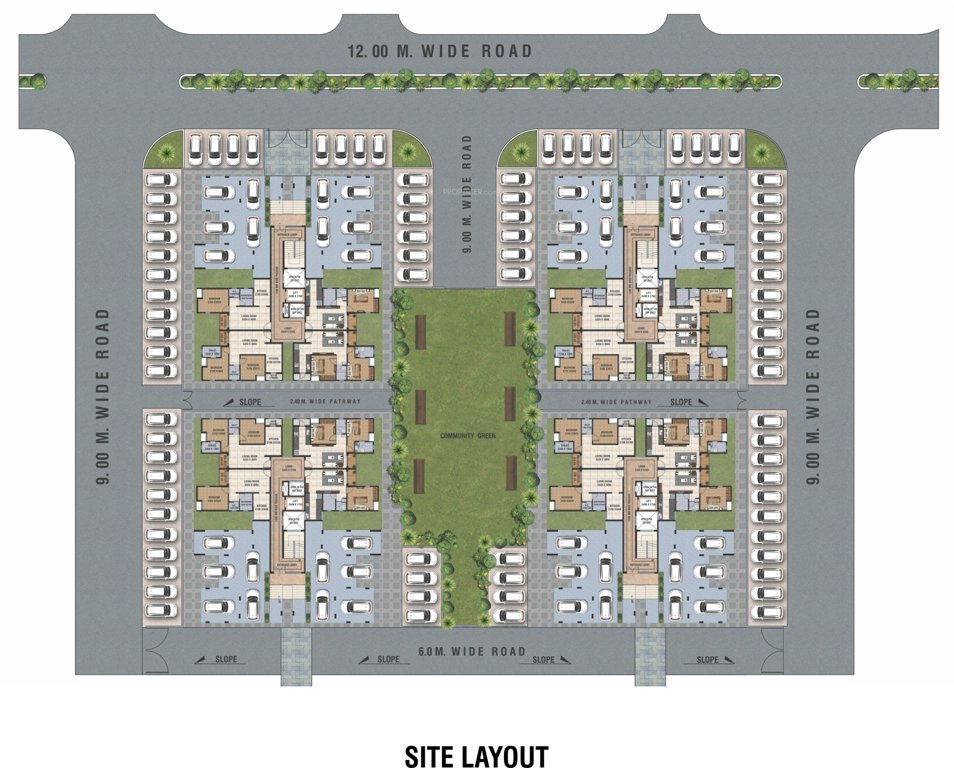 valley of flowers Cluster Plan