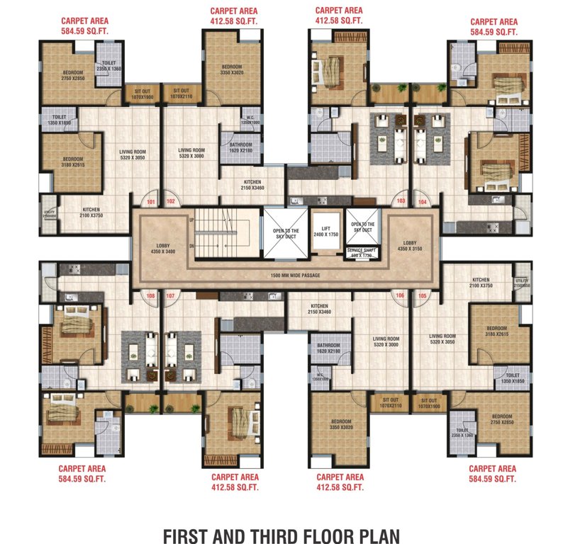 valley of flowers Cluster Plan