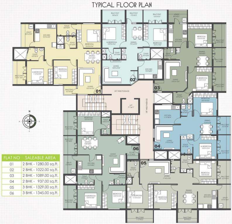  aqua Images for Cluster Plan of K2 Builders and Realtors Aqua