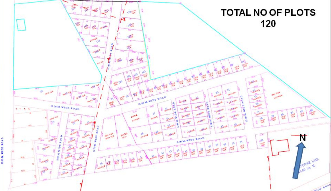 Images for Layout Plan of Jupiter Valley of Flowers Plots