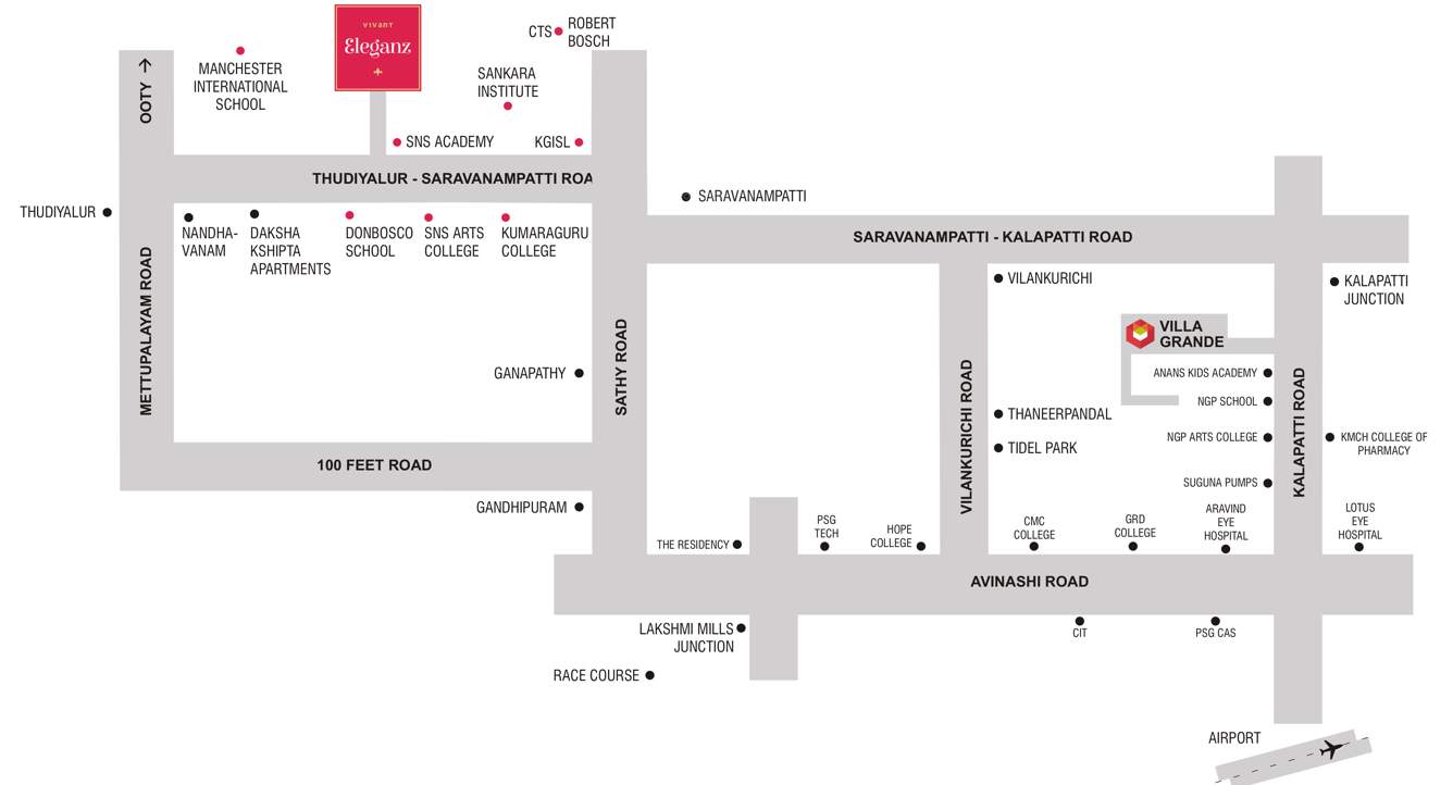  eleganz Images for Location Plan of Vivant Eleganz