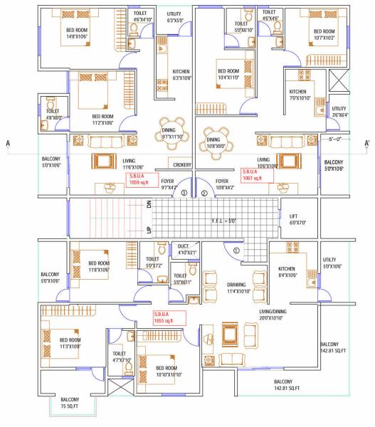 Images for Cluster Plan of Prithvi Castles