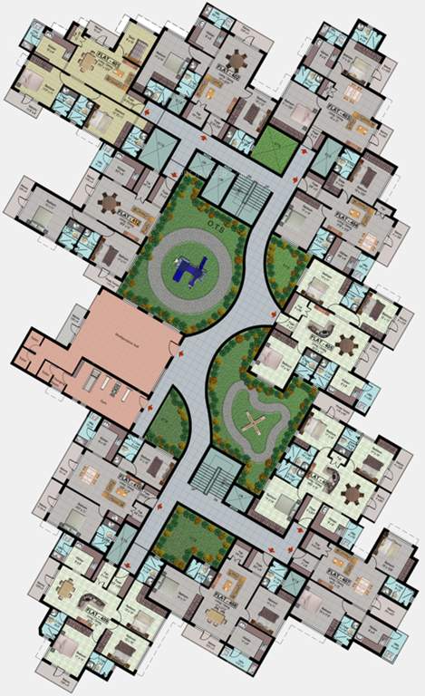 Images for Cluster Plan of Padmavathi Brizo Apartments