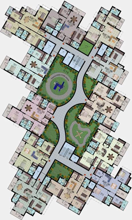 Images for Cluster Plan of Padmavathi Brizo Apartments