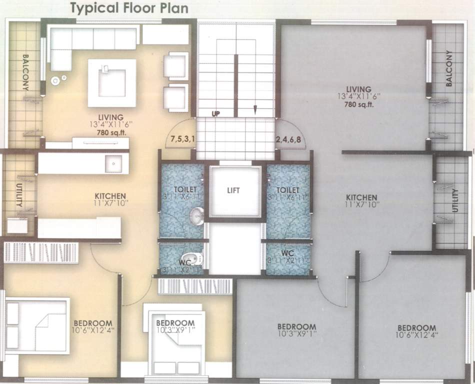  flora Images for Cluster Plan of Rajashree Flora