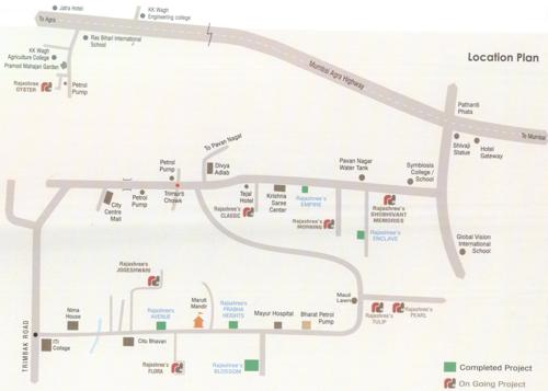  flora Images for Location Plan of Rajashree Flora