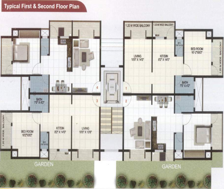 Images for Cluster Plan of Sai Saptashrungi Apartment
