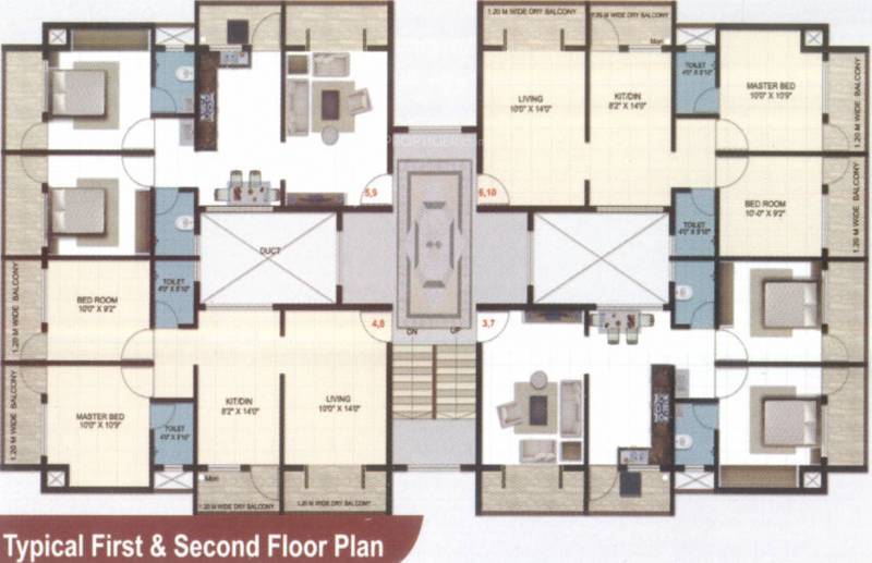 Images for Cluster Plan of Sai Saptashrungi Apartment