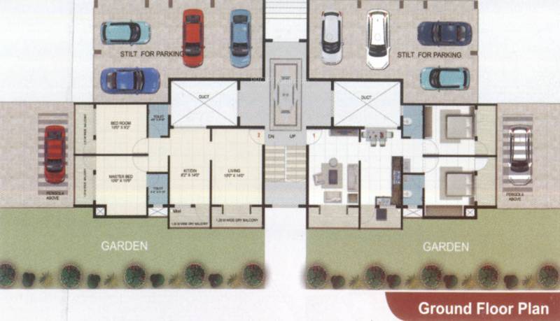 Images for Cluster Plan of Sai Saptashrungi Apartment