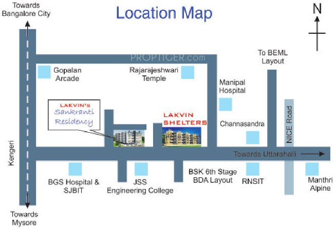 Images for Location Plan of Lakvin Sankranti Residency