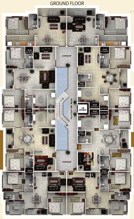 Images for Cluster Plan of Khain Serenity Apartment