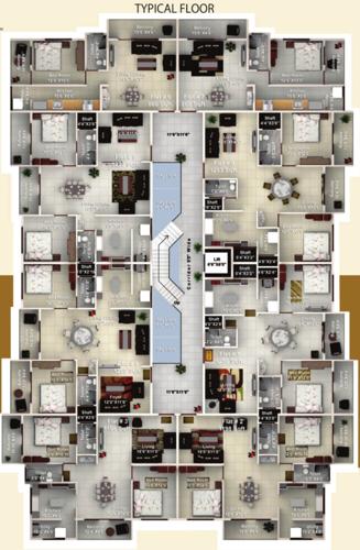 Images for Cluster Plan of Khain Serenity Apartment