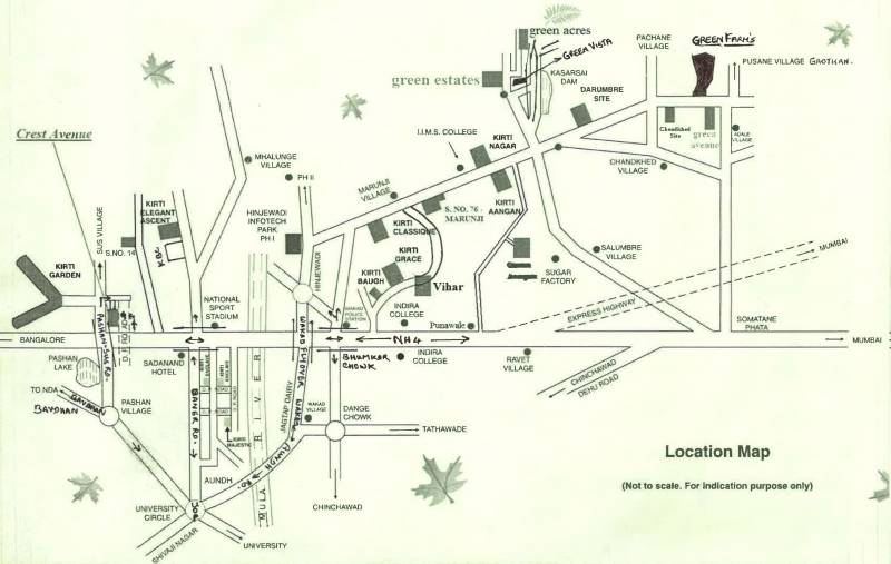  green-farms Images for Location Plan of Kirti Green Farms