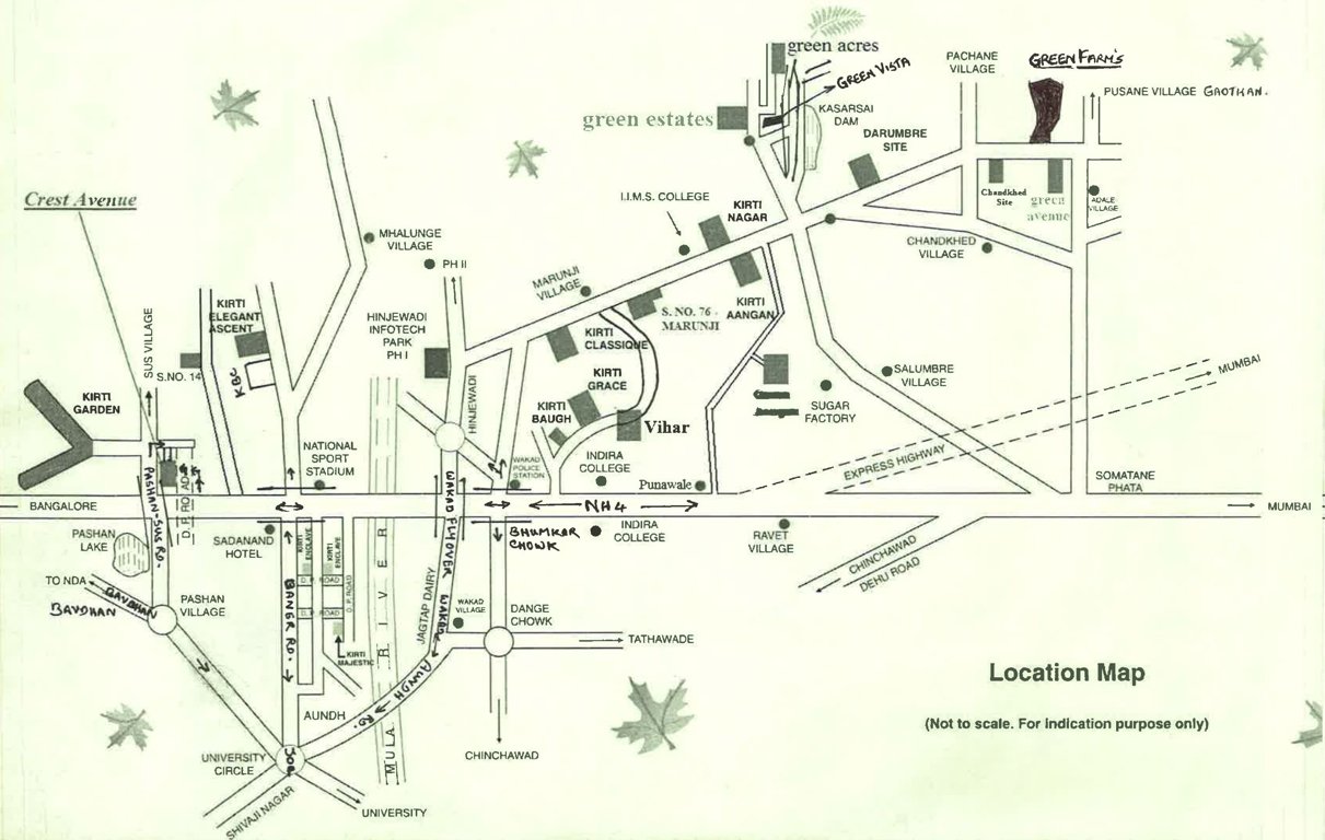 green farms Images for Location Plan of Kirti Green Farms