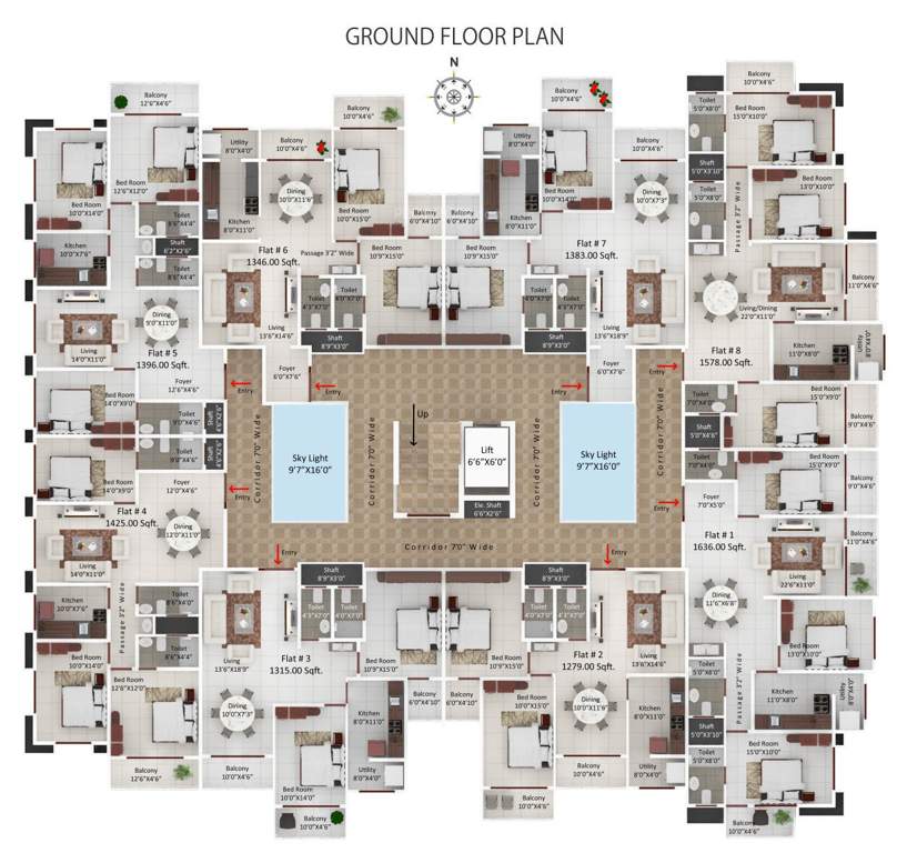 Images for Cluster Plan of Khain Nilaya Premium