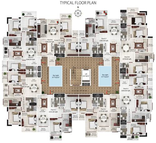 Images for Cluster Plan of Khain Nilaya Premium