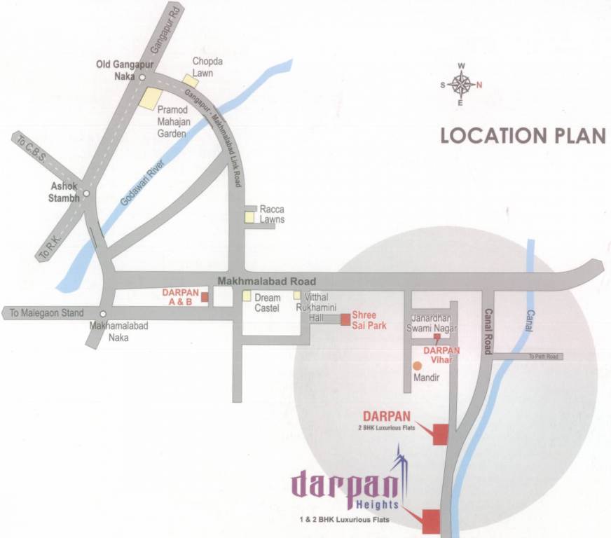Images for Location Plan of Bhamare Darpan Heights