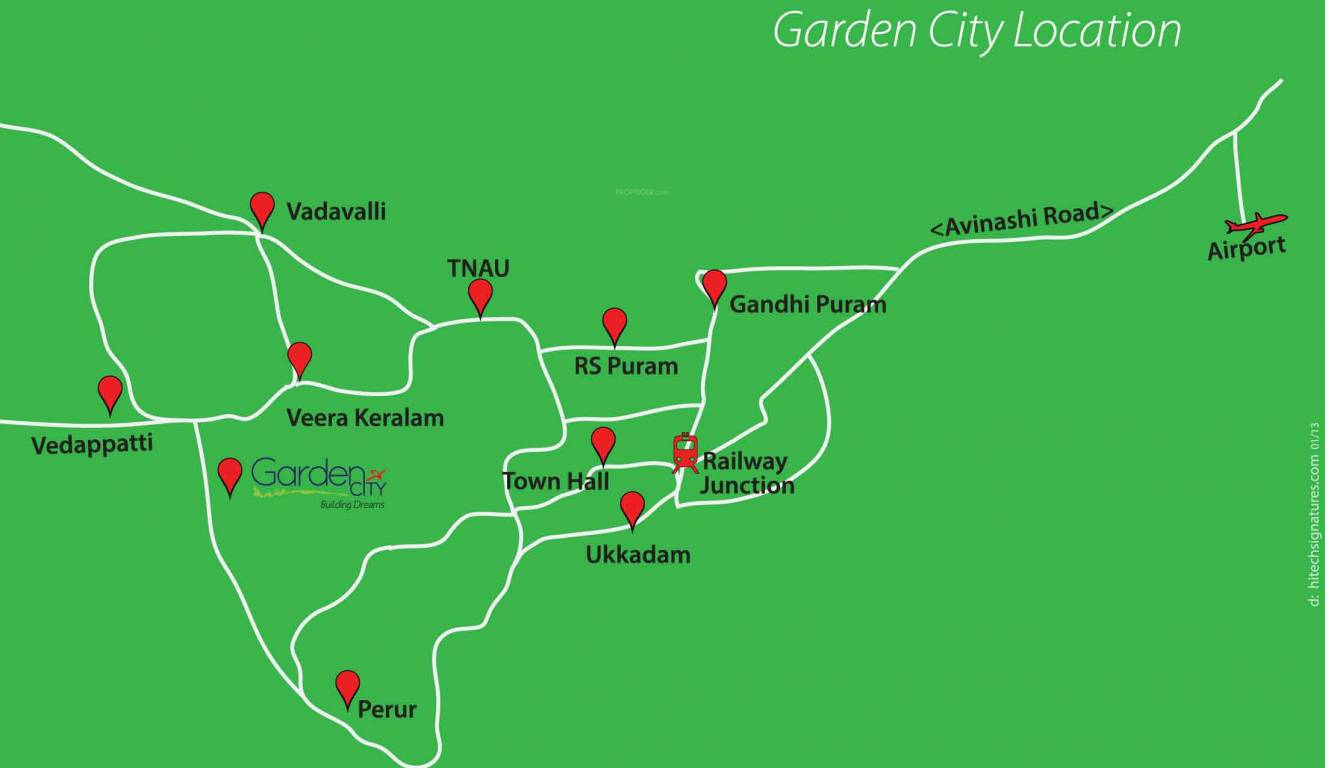 Images for Location Plan of Town Garden City