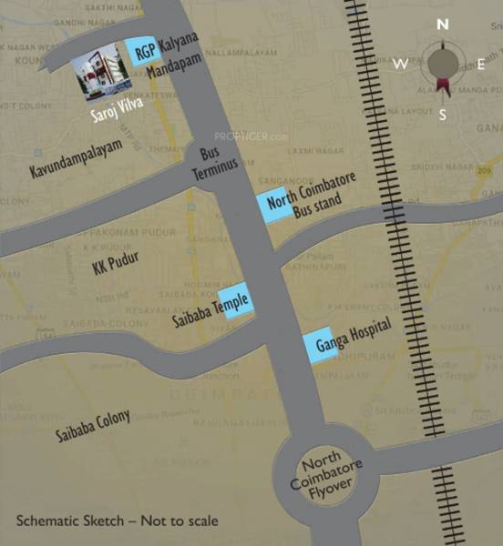 Images for Location Plan of Saroj Vilva Images for Location Plan of Saroj Vilva