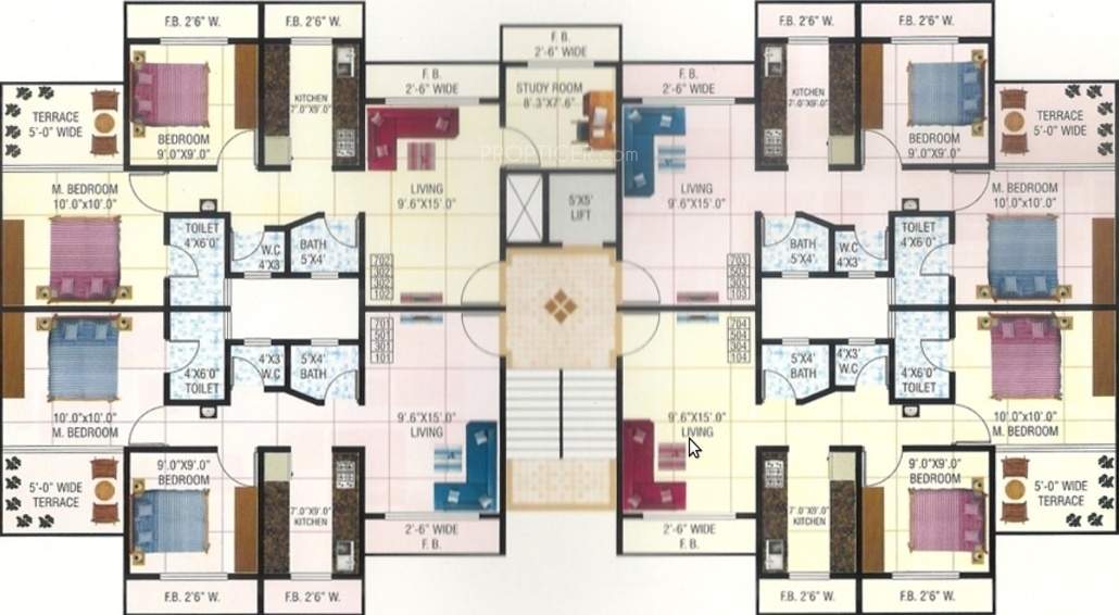 Images for Cluster Plan of Himanshu Astavinayak Vastu Prakalp