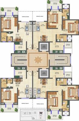Images for Cluster Plan of Jaihind Residency Images for Cluster Plan of Jaihind Residency