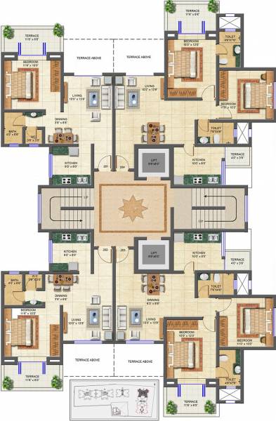 Images for Cluster Plan of Jaihind Residency