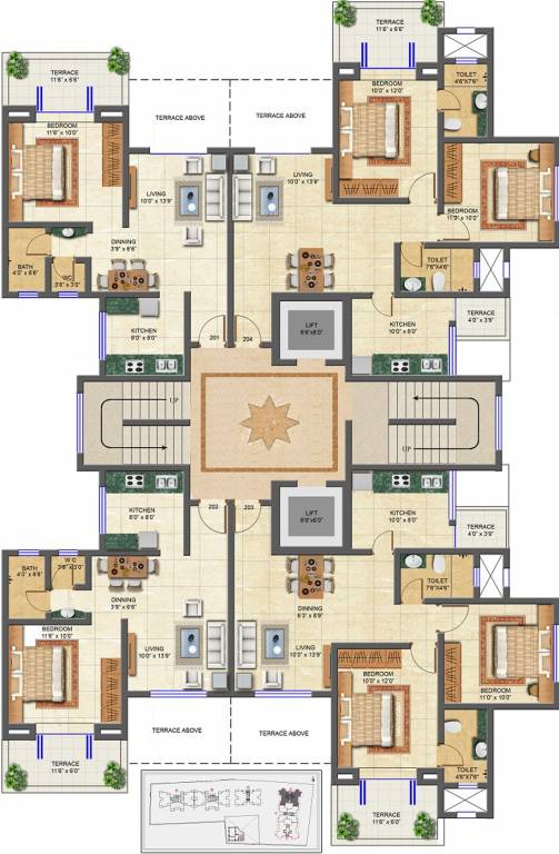 Images for Cluster Plan of Jaihind Residency