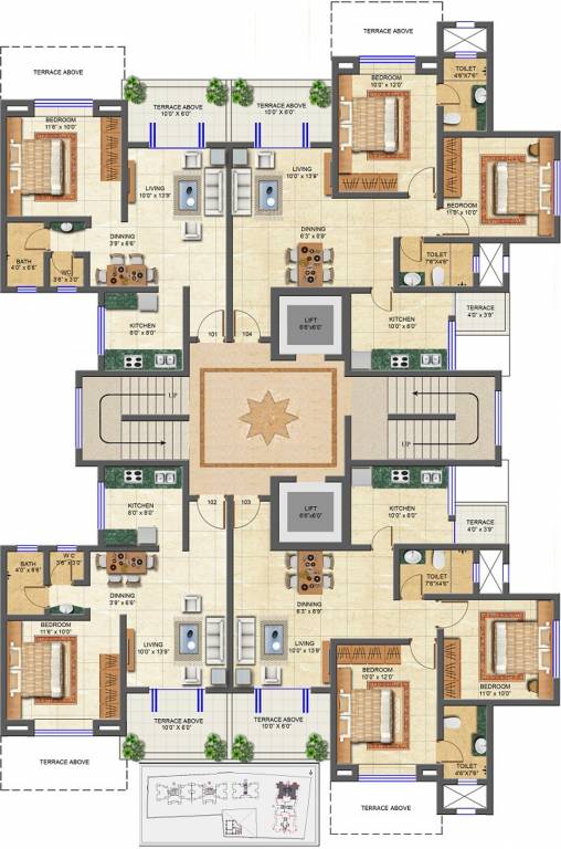 Images for Cluster Plan of Jaihind Residency