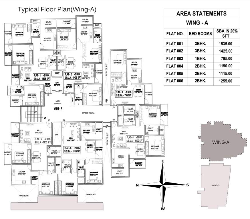 residency Images for Cluster Plan of Manasa Residency