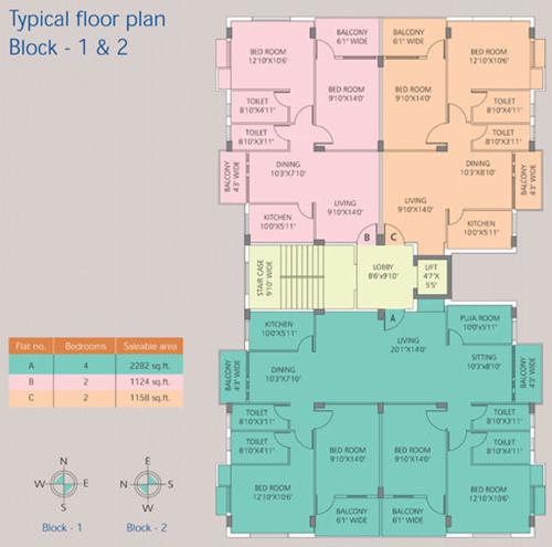 Images for Cluster Plan of Banyan Mukul Shanti Garden