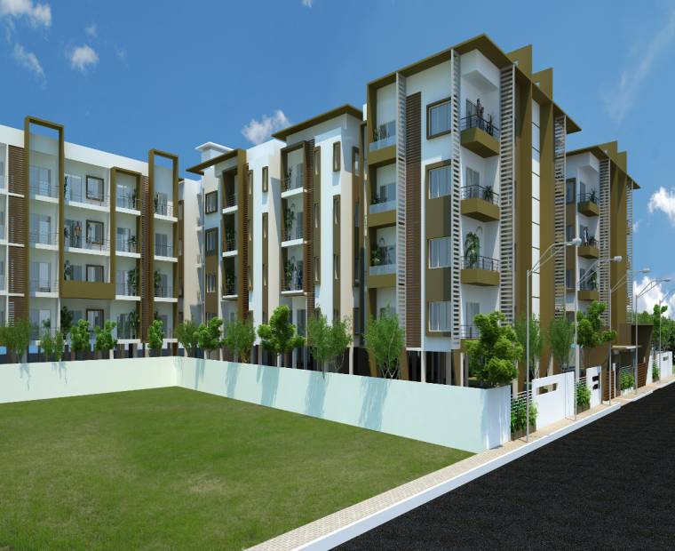  e-town Images for Elevation of Pushpam E Town