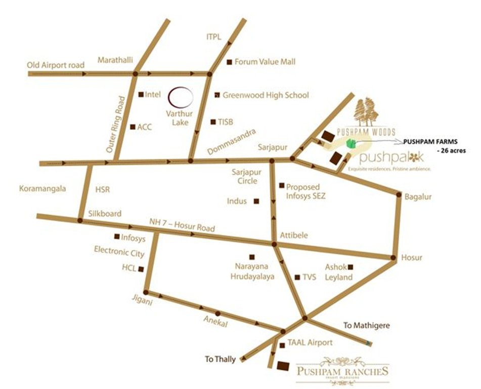 lush county Images for Location Plan of Pushpam Lush County